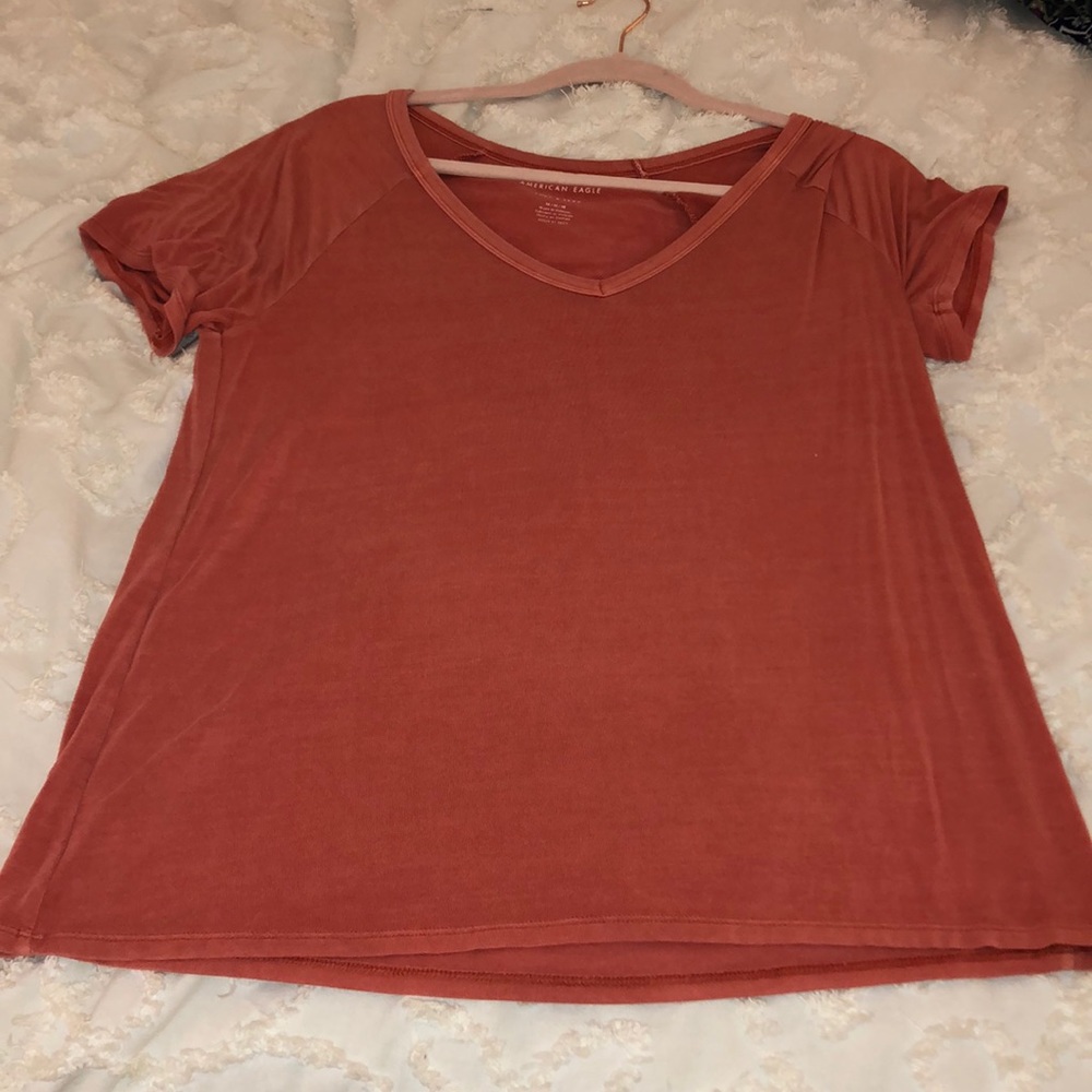 Peach tee